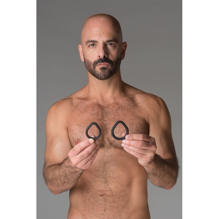2 ANELLI PER PENE SILICONE M L EPIC HARD