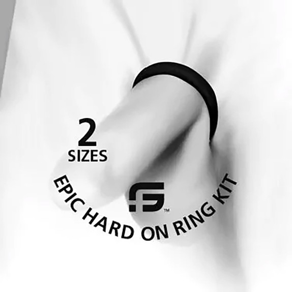 2 ANELLI PER PENE SILICONE M L EPIC HARD