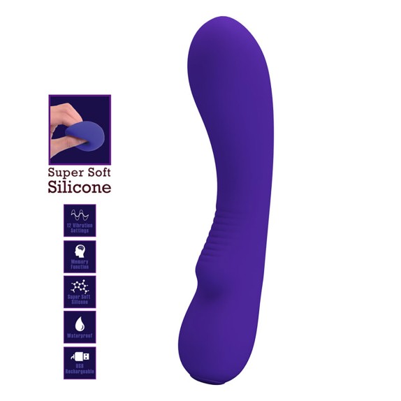 VIBRATORE PER PUNTO G FLESSIBILE SEX TOY IN SILICONE MATT