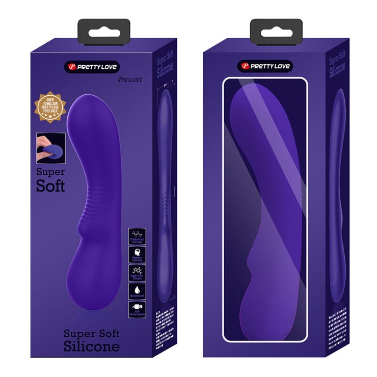 VIBRATORE PER PUNTO G FLESSIBILE SEX TOY IN SILICONE MATT 2
