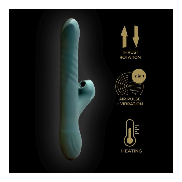 VIBRATORE RABBIT 4 IN 1 CON MOVIMENTO SU E GIÙ,...