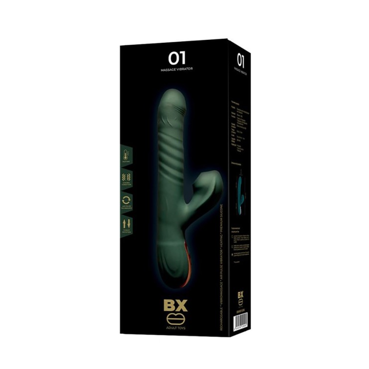 VIBRATORE RABBIT 4 IN 1 CON MOVIMENTO SU E GIÙ,... 2