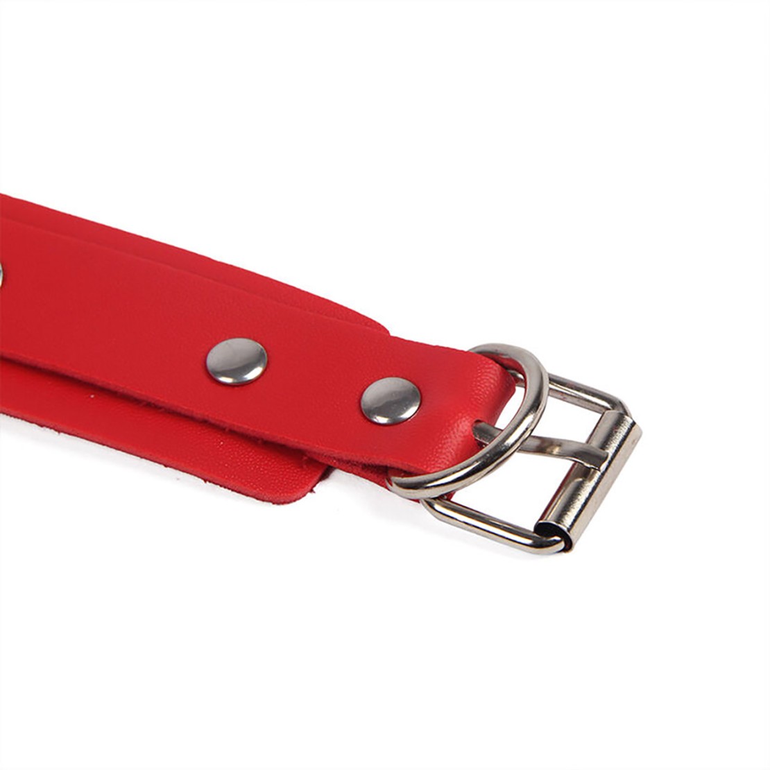 HARNESS PER GLUTEI ROSSO CON INCROCIO E MANETTE...