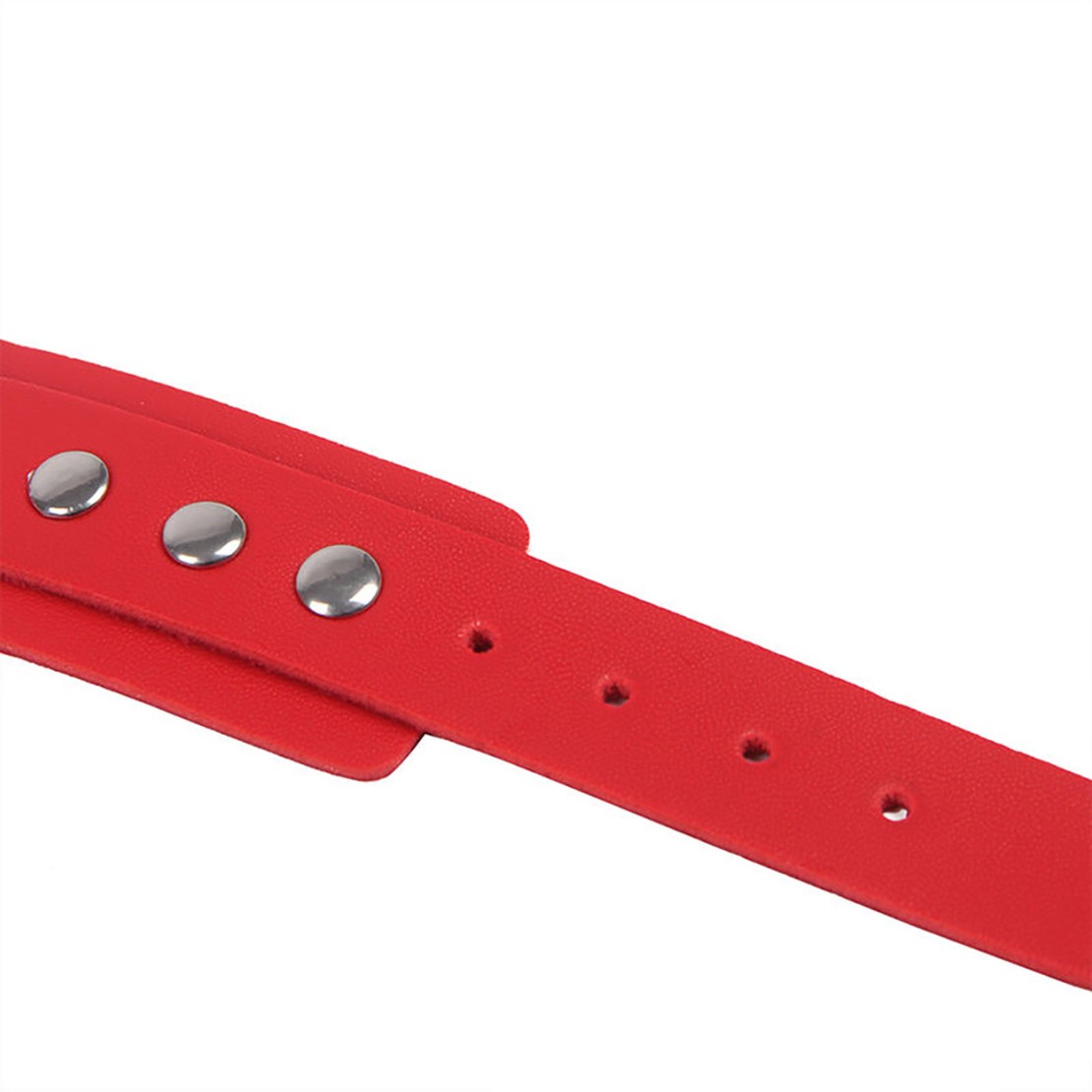 HARNESS PER GLUTEI ROSSO CON INCROCIO E MANETTE...