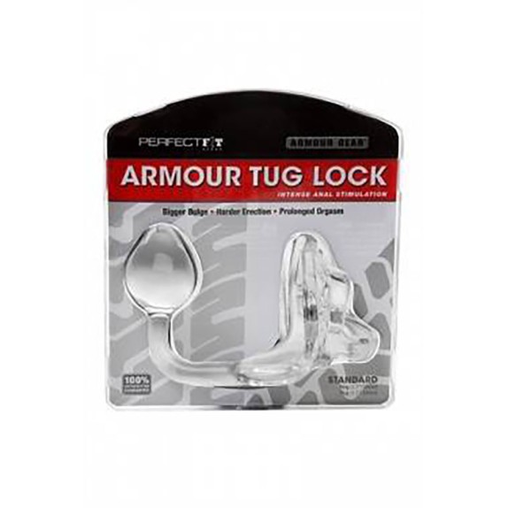 copy of ANELLO PER PENE CON PLUG ANALE TRASPARENTE