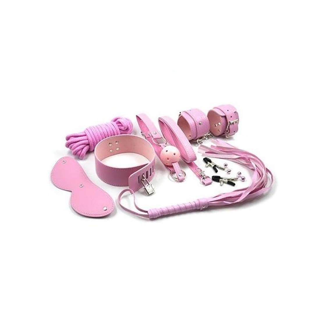 KIT BONDAGE SEXY ROSA PER GIOCHI DI COPPIA...