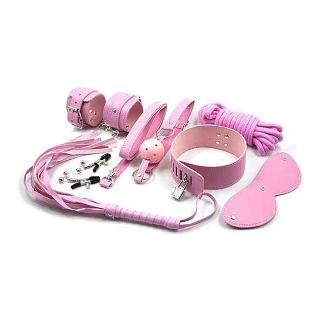 KIT BONDAGE SEXY ROSA PER GIOCHI DI COPPIA...
