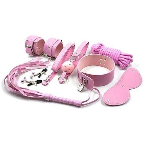 KIT BONDAGE SEXY ROSA PER GIOCHI DI COPPIA SADOMASO