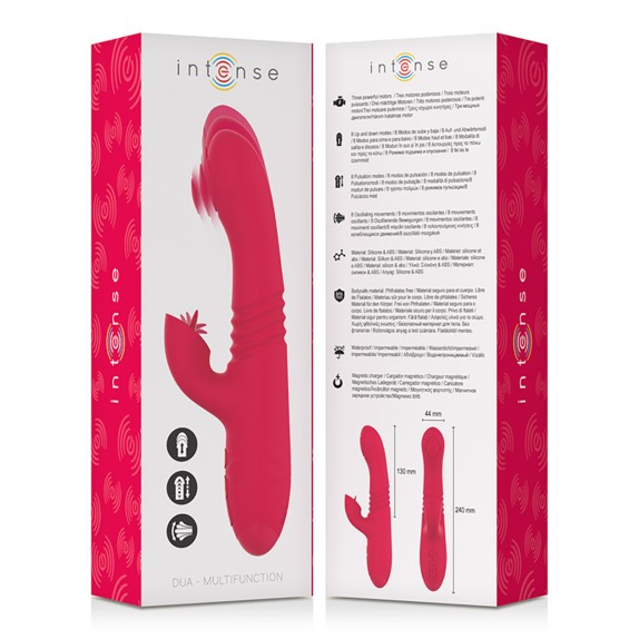 VIBRATORE RABBIT SEX TOY PER DONNA CON MOVIMENTO PULSAZIONE E LINGUETTA