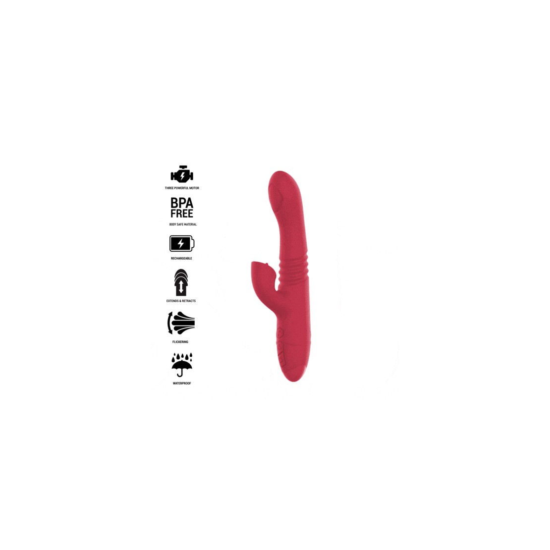 VIBRATORE RABBIT SEX TOY PER DONNA CON...