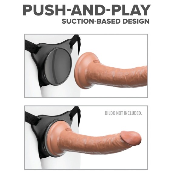 MUTANDINA STRAP-ON CON BASE PER VENTOSA COMFY BODY DOCK HARNESS