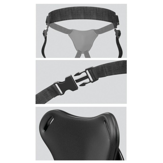 MUTANDINA STRAP-ON CON BASE PER VENTOSA COMFY BODY DOCK HARNESS