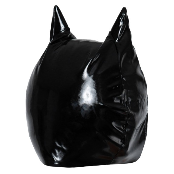 MASCHERA DA GATTA SEXY PER DONNA IN VINILE BLACK LEVEL