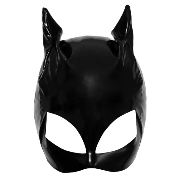 MASCHERA DA GATTA SEXY PER DONNA IN VINILE BLACK LEVEL