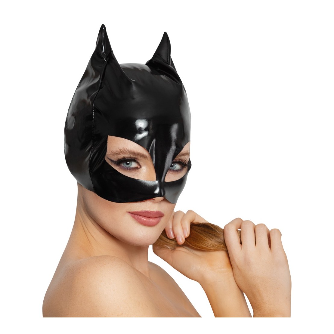 MASCHERA DA GATTA SEXY PER DONNA IN VINILE...