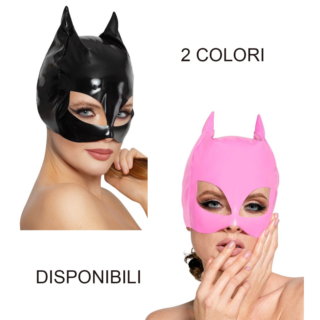MASCHERA DA GATTA SEXY PER DONNA IN VINILE...