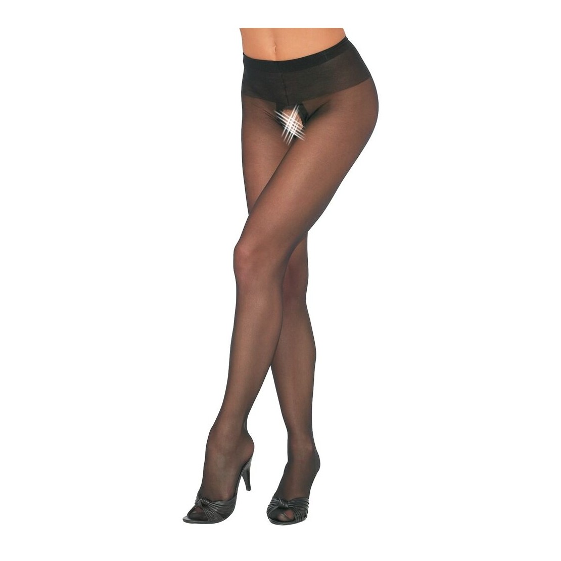 COLLANT APERTI VELATI SEXY PER DONNA CON PIEDE