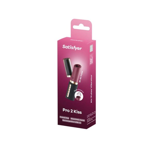 ROSSETTO SUCCHIA CLITORIDE PRO 2 KISS SEX TOY TASCABILE SATISFYER