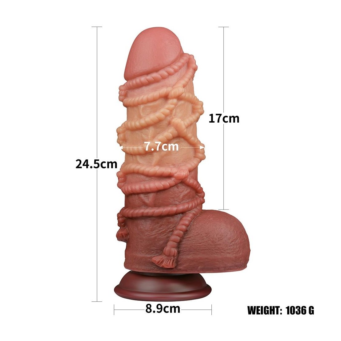 FALLO DI GRANDI DIMENSIONI IN SILICONE CON...