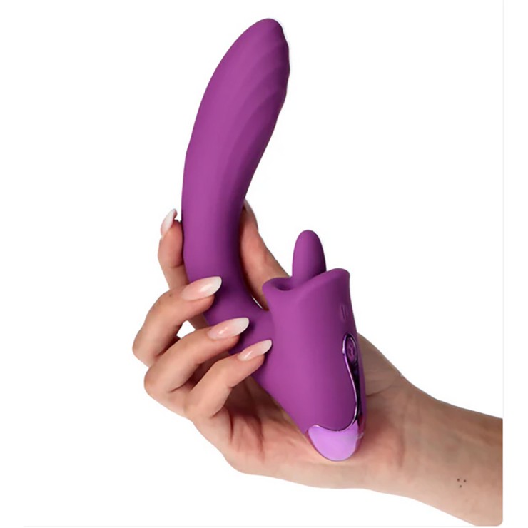 SEX TOY DOPPIO CON LINGUA LECCA CLITORIDE E VIBRAZIONE... 2