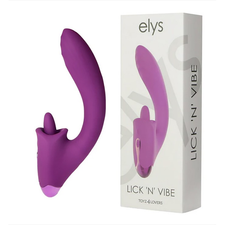 SEX TOY DOPPIO CON LINGUA LECCA CLITORIDE E VIBRAZIONE...