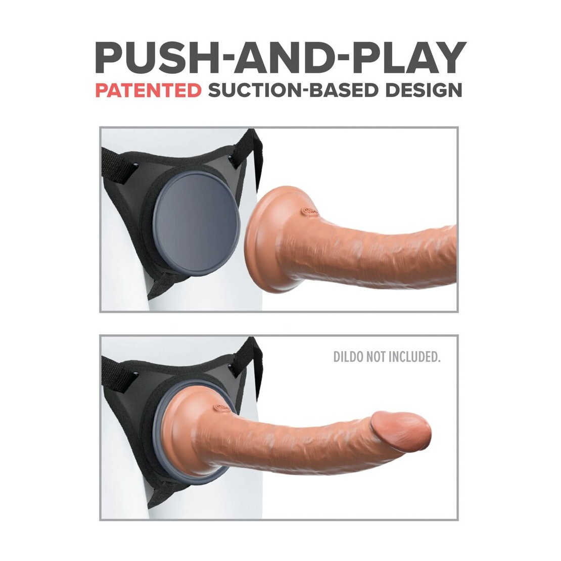 MUTANDINA STRAP-ON CON BASE PER VENTOSA E...