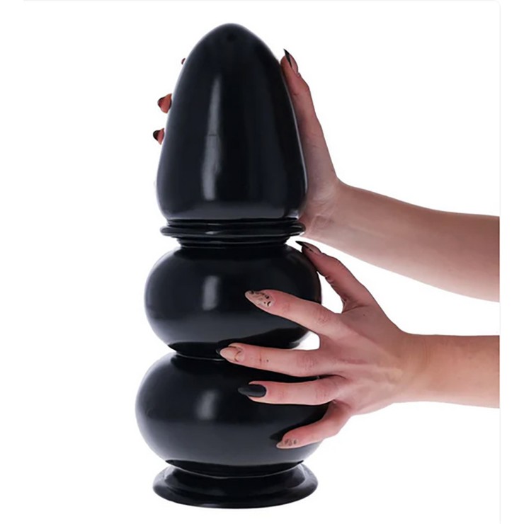 NAMBUNG PLUG ANALE A FORMA DI BOMBA CON SFERE E VENTOSA...