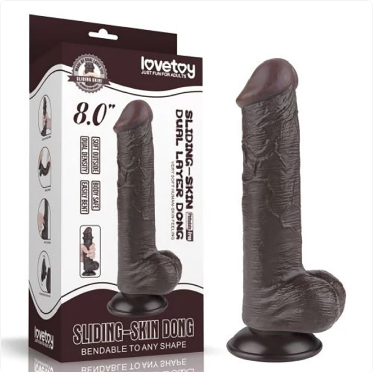 FALLO REALISTICO SEX TOY A DOPPIA DENSITA' CON PELLE... 2