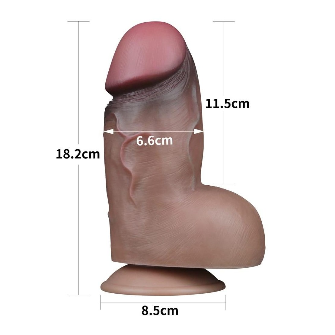 FALLO GROSSO IN SILICONE REALISTICO CON...