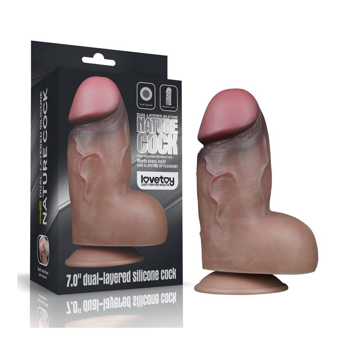 FALLO GROSSO IN SILICONE REALISTICO CON...
