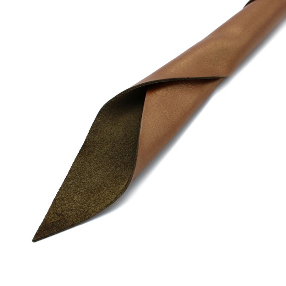 FRUSTA IN PELLE BRONZE LEATHER SULTAN WHIP 83 CM