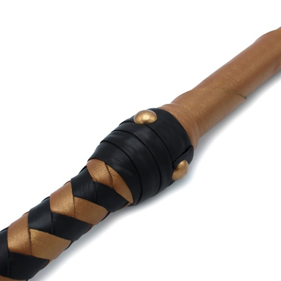 FRUSTA IN PELLE BRONZE LEATHER SULTAN WHIP 83 CM