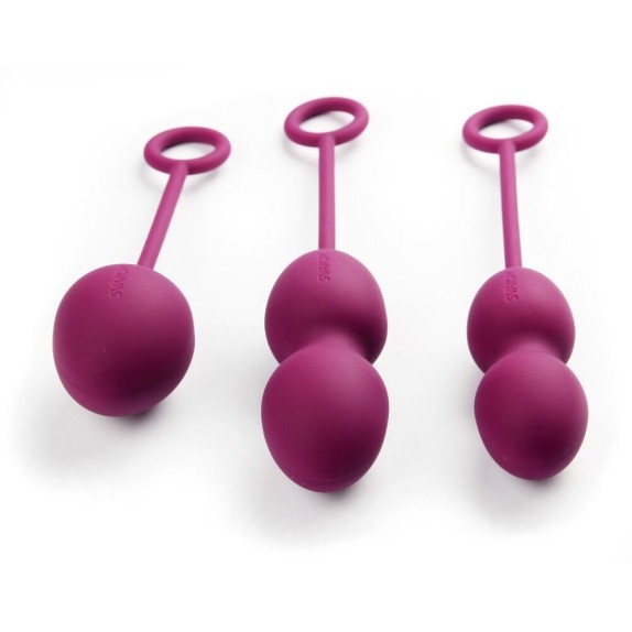 SET 3 PALLINE VAGINALI IN SILICONE CON PESI AUTOVIBRANTI NOVA SVAKOM