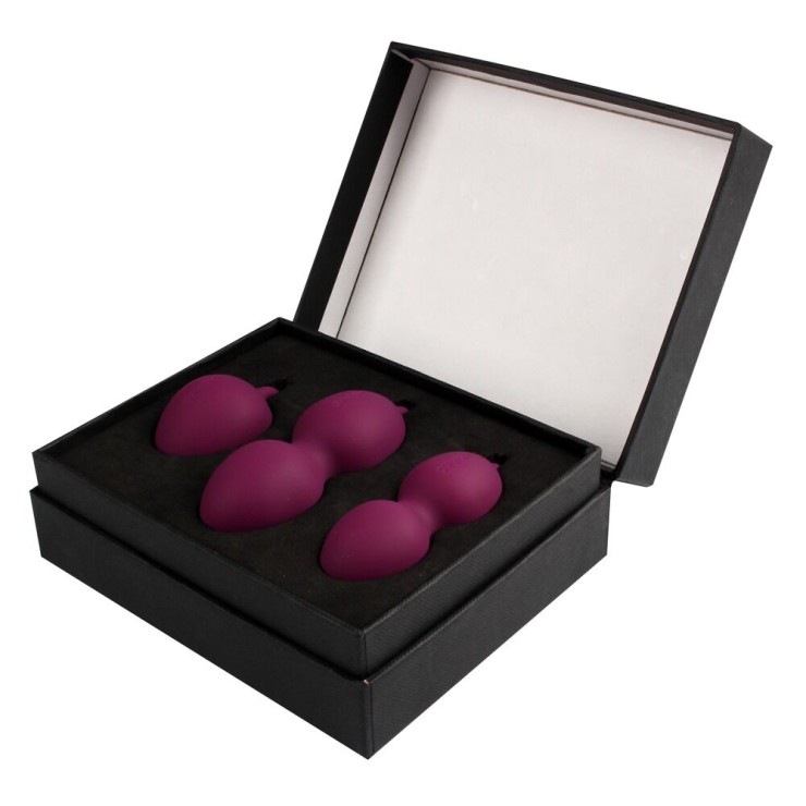 SET 3 PALLINE VAGINALI IN SILICONE CON PESI AUTOVIBRANTI... 2