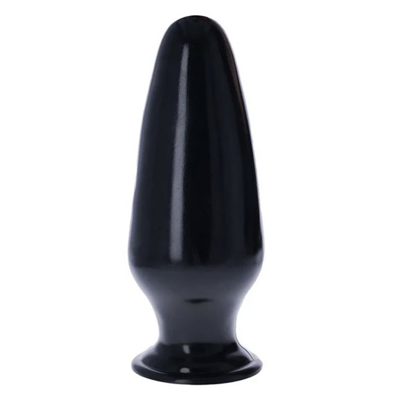 GRANDI DIMENSIONI PLUG ANALE DI FORMA OVALE IN PVC CON VENTOSA