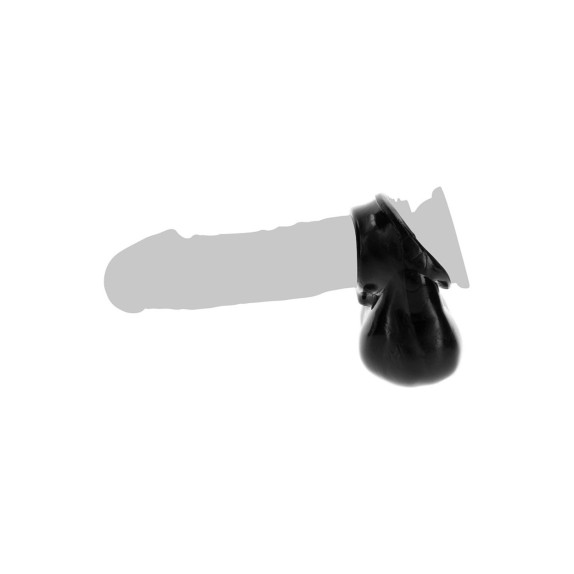 copy of ANELLO PER IL PENE CON SUPPORTO PER TESTICOLI IN TPR NERO TOYJOY