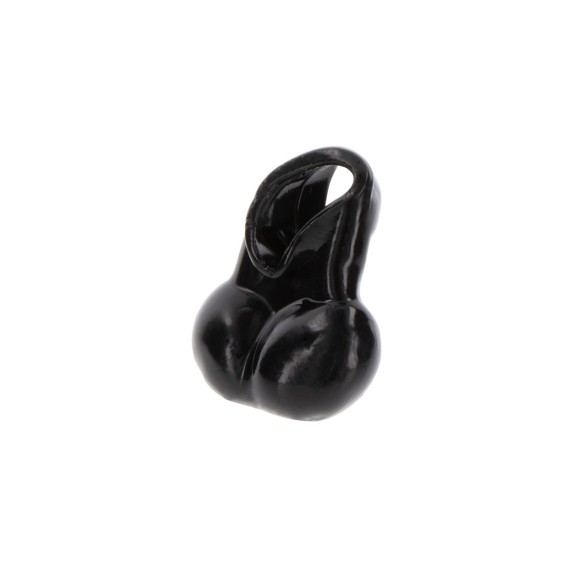 copy of ANELLO PER IL PENE CON SUPPORTO PER TESTICOLI IN TPR NERO TOYJOY