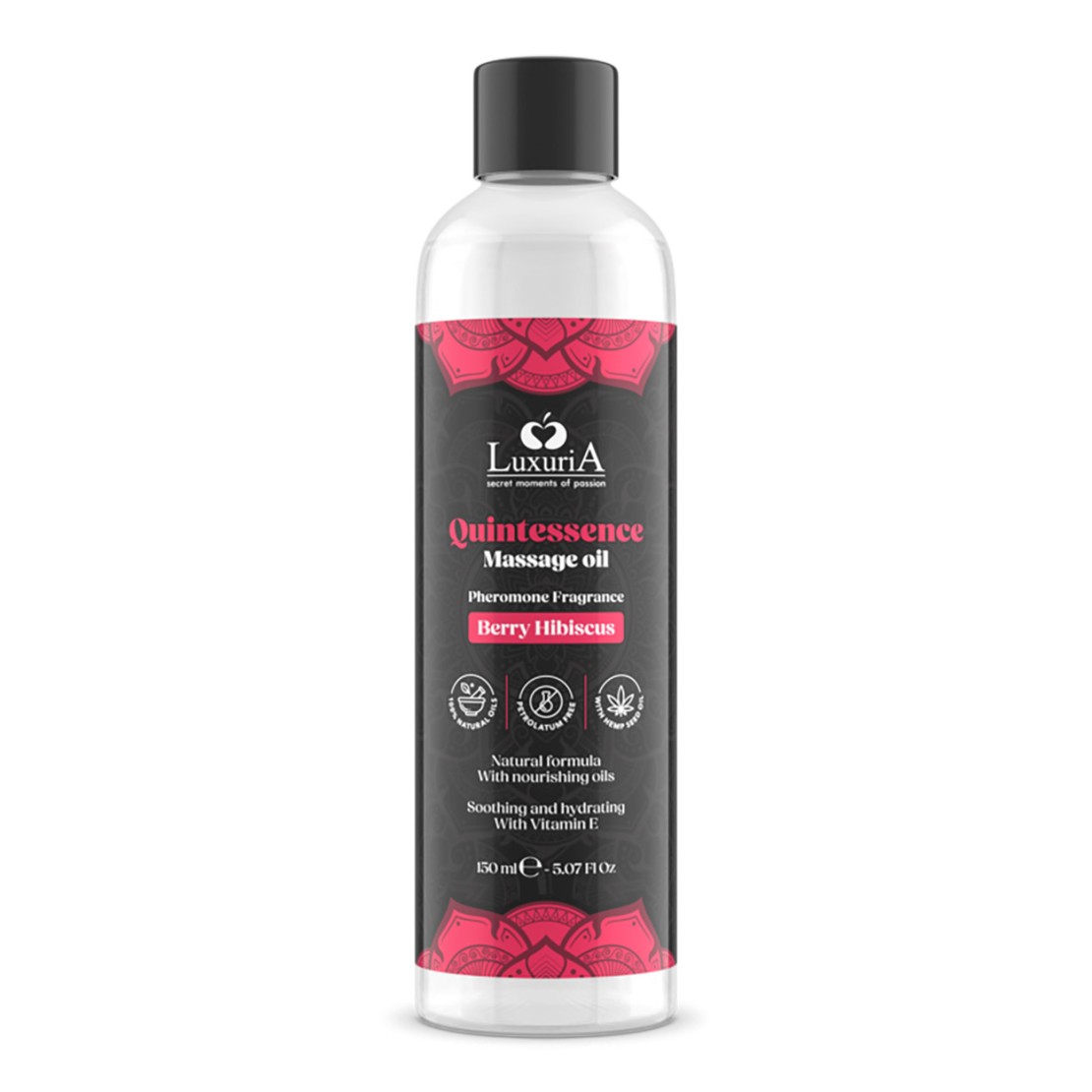 OLIO PER MASSAGGI ALL'IBISCO E BACCHE 150 mL...