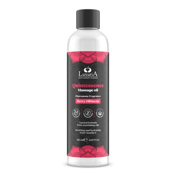 OLIO PER MASSAGGI ALL'IBISCO E BACCHE 150 mL BERRY HIBISCUS QUINTESSENCE