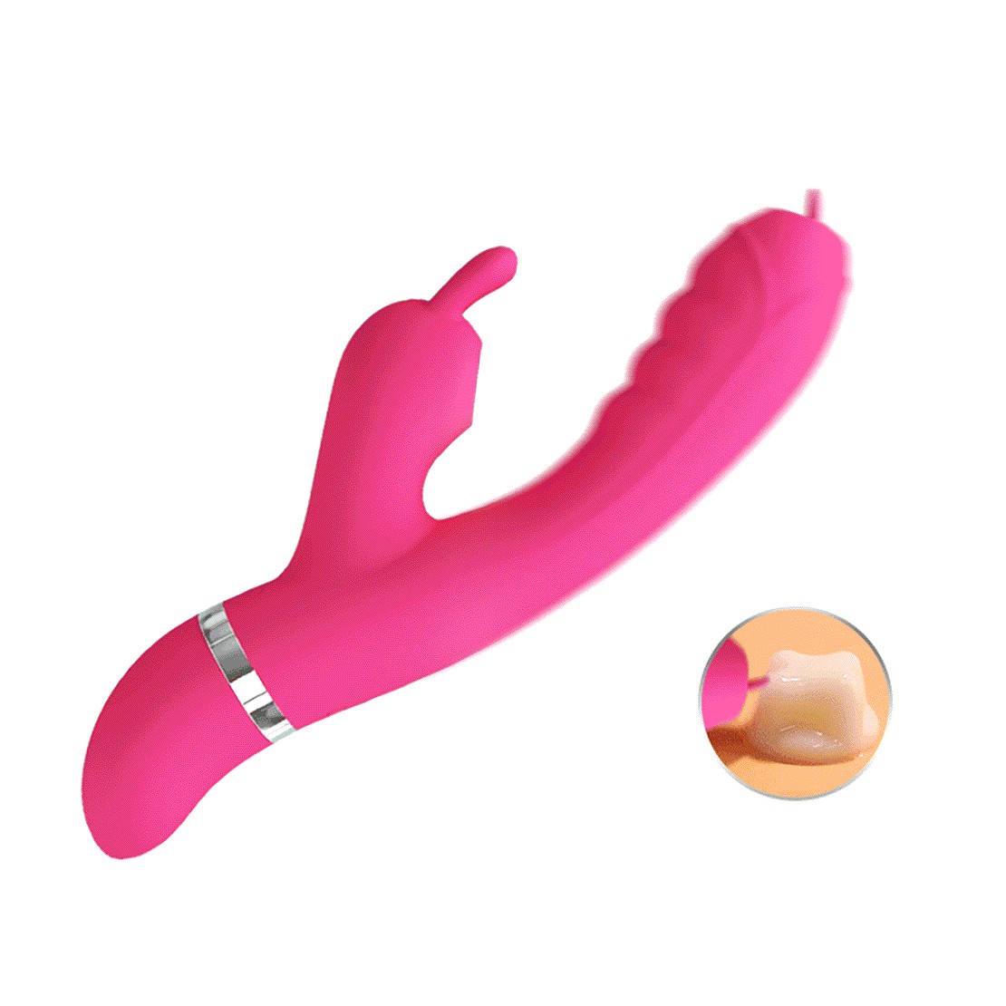 VIBRATORE RABBIT SEX TOY PER DONNA CON SUZIONE...