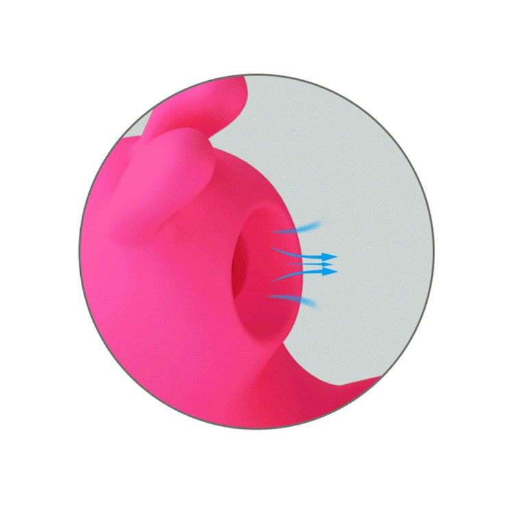 VIBRATORE RABBIT SEX TOY PER DONNA CON SUZIONE E... 2