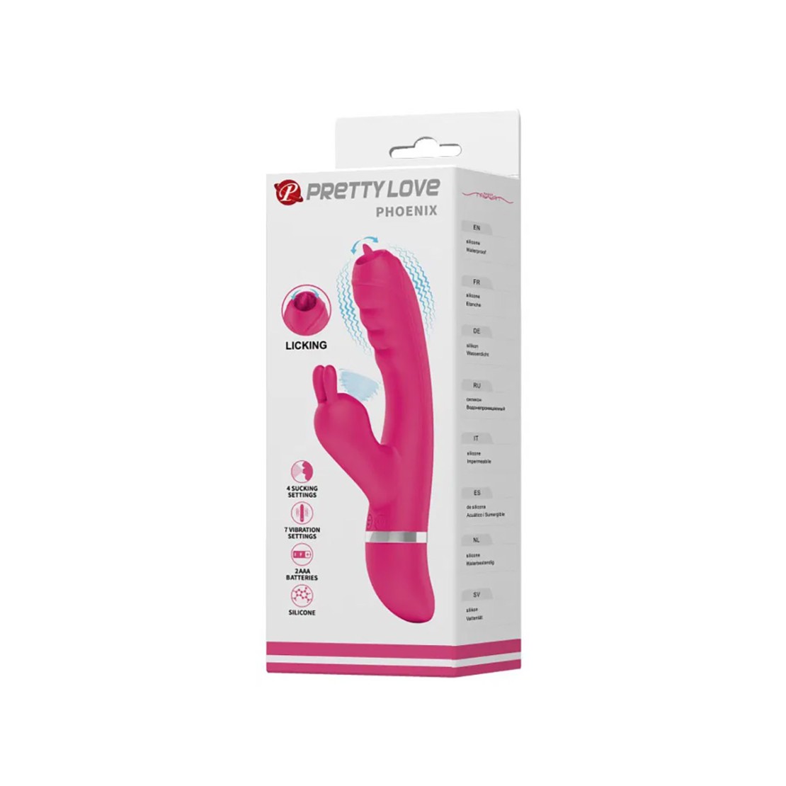 VIBRATORE RABBIT SEX TOY PER DONNA CON SUZIONE...
