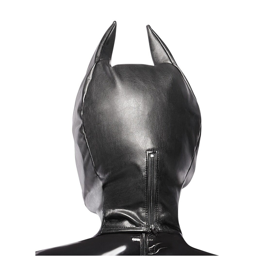 MASCHERA IN ECOPELLE SEXY DA GATTA CON ZIP...