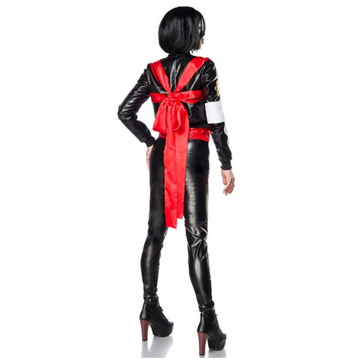 COSTUME 6 PEZZI SEXY TRAVESTIMENTO DA NINJA PER DONNA 2