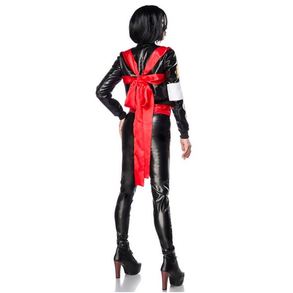 COSTUME 6 PEZZI SEXY TRAVESTIMENTO DA NINJA PER DONNA