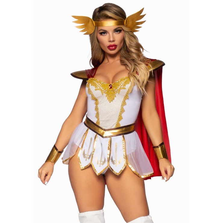 COSTUME SEXY DA PRINCIPESSA GUERRIERA CON MANTELLO POWER...