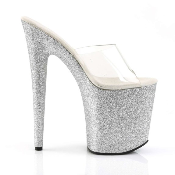 copy of SANDALI 20 CM ARGENTO GLITTER