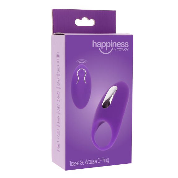ANELLO VIBRANTE PER IL PENE CON TELECOMANDO WIRELESS PER COPPIE TEASE&AROUSE