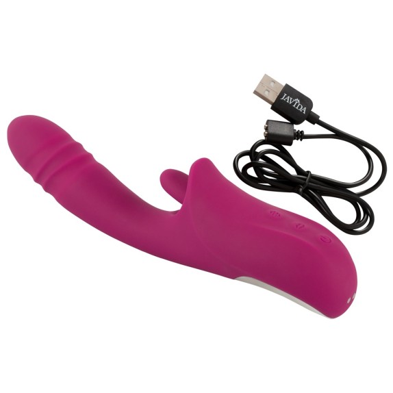 VIBRATORE SEX TOY MOVIMENTO SU E GIÙ & LECCA CLITORIDE CON VIBRAZIONE