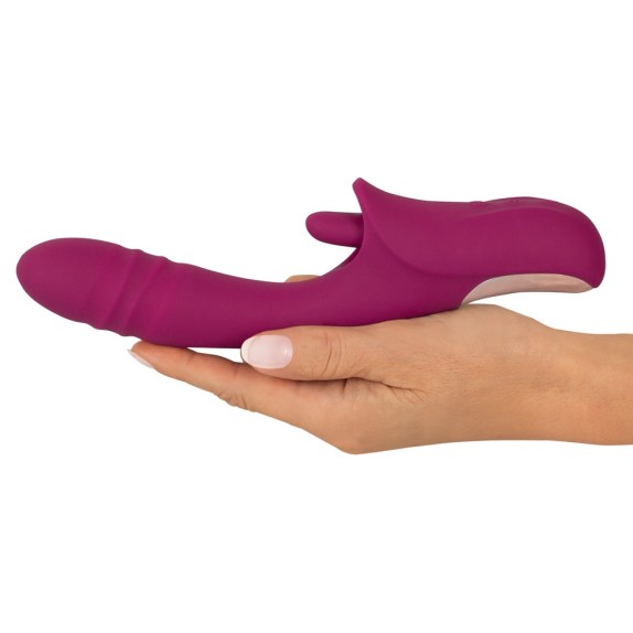 RABBIT SEX TOY CON MOVIMENTO SU E GIÙ & LECCA CLITORIDE CON VIBRAZIONE